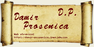 Damir Prosenica vizit kartica